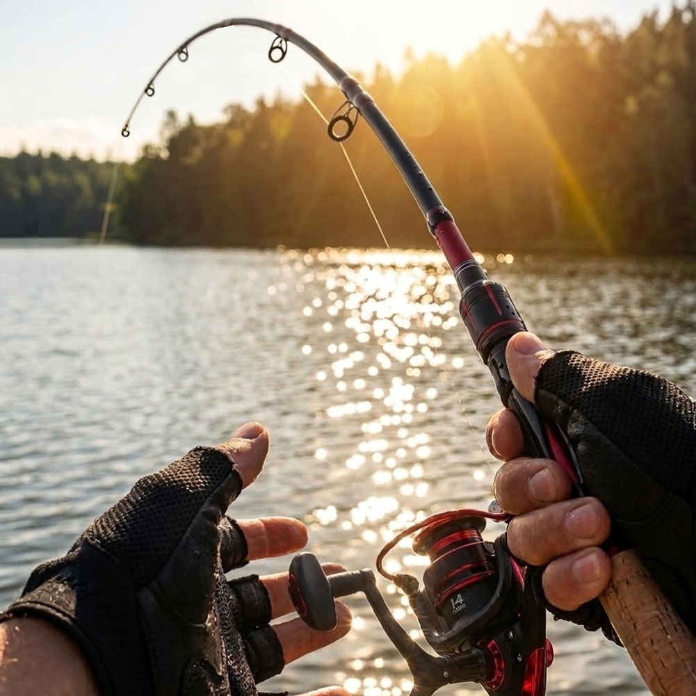 Fishing Rod Combo - Canna da pesca ultraleggera in fibra