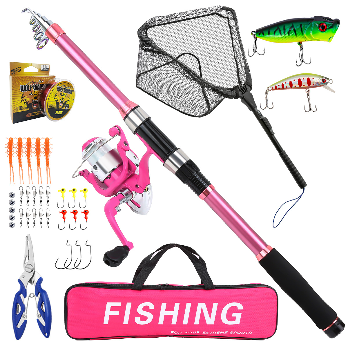 Set completo da pesca con cann - Fishing Rod Combo recensione e prezzo